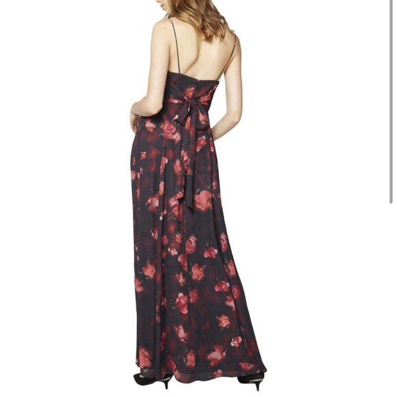 Fame and Partners Maxi Dress Gown Floral Rose 6 - Picture 2 of 7
